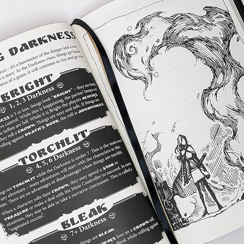 9th Level Games Mazes - Fantasy Roleplaying Reforged, Hardcover RPG Book