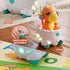 lalalark 2 1 Tummy 12-18 Dinosaur in Moving Musical Toy, Time Toys with Auto-Avoiding Obstacles, Interactive Musical