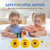 (10 Pack) 100% 1-3, 2-4, Honeysticks Triangular Crayons - Pure Beeswax, Food Grade Colors, Non Toxic Crayons for Baby