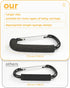 Stroller Hooks, 6.3" Large Stroller Clip for Hanging Bags and Shopping, Accessories for Mommy
