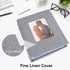 Vienrose Small Photo Album for 4x6 Photos, 2 Pack Linen Cover Mini Photo Book, 26-Page Holds 52 Pictures, Baby Storage