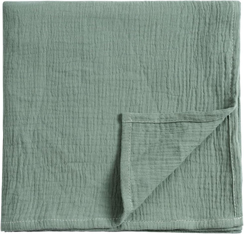 Meracorallo Muslin Swaddle Blanket, 100% Organic Cotton Soft and Breathable Receiving Wrap for Baby Boys and Girls