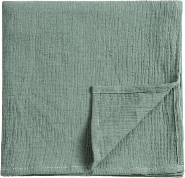 Meracorallo Muslin Swaddle Blanket, 100% Organic Cotton Soft and Breathable Receiving Wrap for Baby Boys and Girls