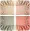 Gerrii 4 Pcs Muslin Mini Crib Sheets 24 x 38 Inch Baby