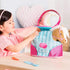 by Battat Beige Horse with Blue Stripes, 10 inches, Pink Pony Bag (ST8274Z)