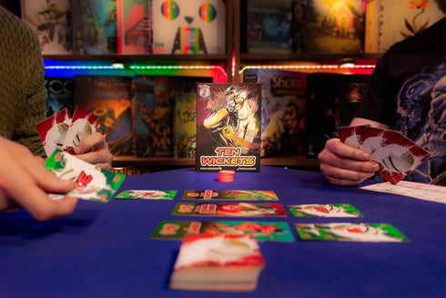 Ten Wickets - The Cricket Themed Card Game, Auction Bidding Game for Ages 8+, 2 Players