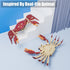 Ocean Animal Building Blocks (242PCS), Deep Sea Creatures Building Toy Set for Kids, Boys and Girls Crab