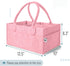Mr. Pen Baby Diaper Caddy Organizer, Portable Pink Baby Organizer for Changing Table, Nursery, Car