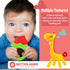 Baby Teething Toys 6-Pack, Food Grade Silicone Teether Set, Freezer Safe, BPA-Free for Babies 0-6 Months