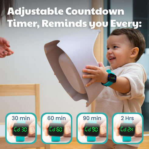 V2 Potty Training Watch for Kids A Water Resistant Potty Reminder Device for Boys & Girls to Train Your Toddler