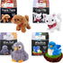 WeVeel Cozy Craftworks Chenille Stem Animal Craft Kit for Adults Create 4