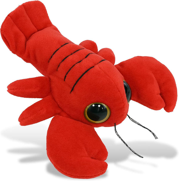 DolliBu Red Lobster Stuffed Animal - Super Soft Big Eyes Lobster Plush,
