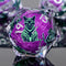 KERWELLSI Cat Liquid Core DND Dice Set with Gift Box, 7Pcs Resin