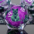 KERWELLSI Cat Liquid Core DND Dice Set with Gift Box, 7Pcs Resin