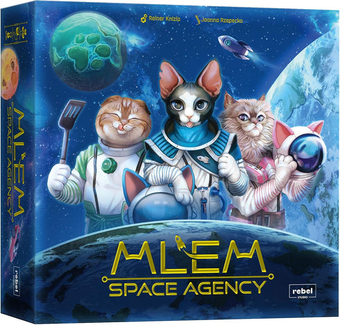 MLEM: Space Agency Board Game - Purrfect Catstronaut Adventures! Fun Family Game for Kids and Adults