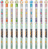 10 Count, Pastel Colored Smencils - Patented Gourmet Scented Colored Pencils made from Recycled Newspapers, Gifts