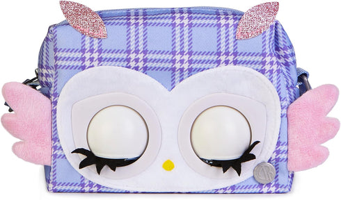 Purse Pets Print Perfect Owl - Interactive Animal Bag with 30+ Sounds, Blinkles, Music, and Play for Ages 5 and Up