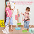 Set Set, 12 Playset 3 4 5 6 Lonico Wooden Kids Cleaning Toy for Toddlers Mop Broom and Dustpan Pcs Detachable