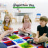 12" 12" LONGKING X Sensory Tiles for Activity Play Centers for Children, Sensory Floor Tiles, Liquid Floor Tiles