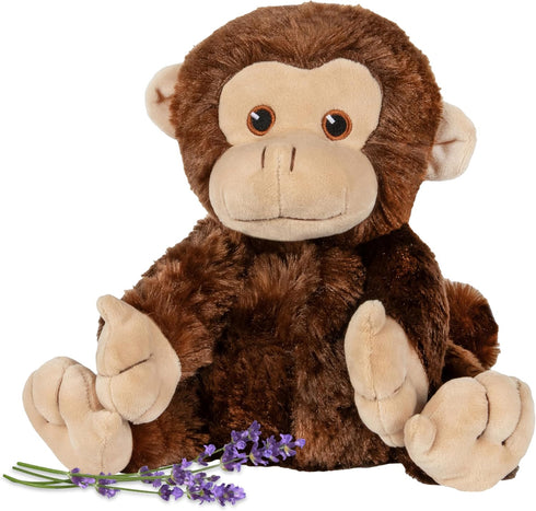 1i4 Group Marvin the Monkey - Microwavable & Weighted Plush Stuffed Animal