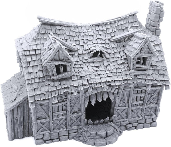Mimic House by Printable Scenery, 3D Printed Tabletop RPG Scenery and Wargame Terrain 28mm Miniatures
