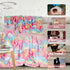 Personalized Unicorn Baby Blankets for Girls, Glow in The Dark Fleece Blanket, 30"x40"