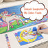 Wings Gaint Glow in The Dark 100 Piece Unicorn Puzzle with Paints for Kids Ages 4-8, Birthday Gift Idea