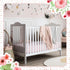 4 Pack Set 52'' 28" Peryiter Crib Sheets Girl Soft Baby Bed Sheet x Nursery Crib Sheets for Standard Bed for Nursery