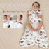 100% 18-24 2-Way 2 Pack david's kids Organic Cotton Baby Sleep Sack Months, Ultra Soft Baby Wearable Blankets