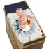 Sweet Jojo Designs Star and Moon Boy or Girl Baby Nursery Changing Pad Cover - Navy Blue, Gold, and Grey Celestial Sky
