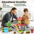 Magnetic Blocks-Build Mine Magnet World Edition, STEM Montessori Sensory Toys for Boys & Girls Age 3+, Fidget Cubes