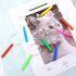 Elcoho 32 Pack Colorful Plastic Magnifying Glasses for Young People Party Favors Educational Toys with Storage Bag