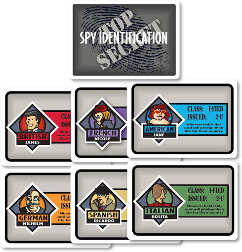 SPY ALLEY CARD GAME: SECRET INTRIGUE for Kids and Adults Ages 8+, Reimagined Spy Game for 2-6 Players