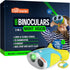 Night Vision Binoculars for Kids & Toddlers - Outdoor Exploration Toys, Binocular + Flash Light, Educational STEM Gifts