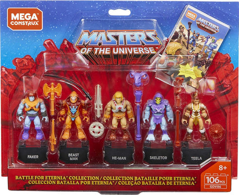 Mega Construx Heroes Battle for Eternia Collection, Micro Action Figure Building Set