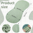 Hahafelt 3 Pcs Changing Pad Liners Fits in Peanut Shape Changing Pad Waterproof Diaper Mats Organic Cotton Peanut Mats