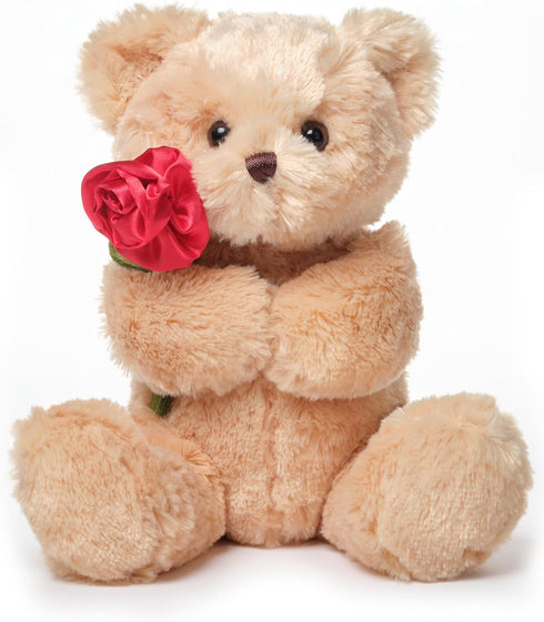 Bearington Remington Teddy Bear- 9.5" Soft and Cuddly Valentines Day Stuffed Animals