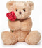Bearington Remington Teddy Bear- 9.5" Soft and Cuddly Valentines Day Stuffed Animals