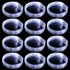 LED Light up Bracelets, White Glow Wristbands Party Favors, 12 Pack for Birthday, Halloween, Kids over 3 Years