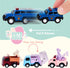 12 JOYIN Pcs Easter Eggs Filled with Toy Cars, Colorful Stuffed Eggs with Pull Back Die-Cast Cars for Easter Hunt Game