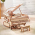 ROBOTIME AMK81 Magic Piano 3D Puzzles for Adults-Mechanical 3D Puzzles Musical Instrument-Wooden