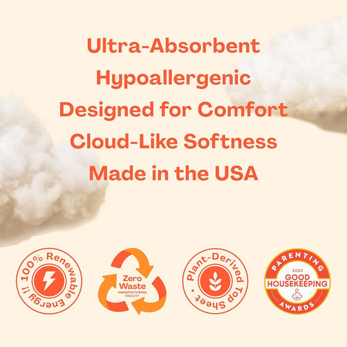 Hello Bello Premium Diapers, Size NB (Up to 10 lbs), 128 Count, Hypoallergenic, Soft Cloth-Like Feel, Assorted Boy &