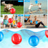 Sotiff 2 Pcs Colorful 8.5 Inch Marbleized Bouncy Balls - Inflatable Balls for Adults Pet Party Supplies