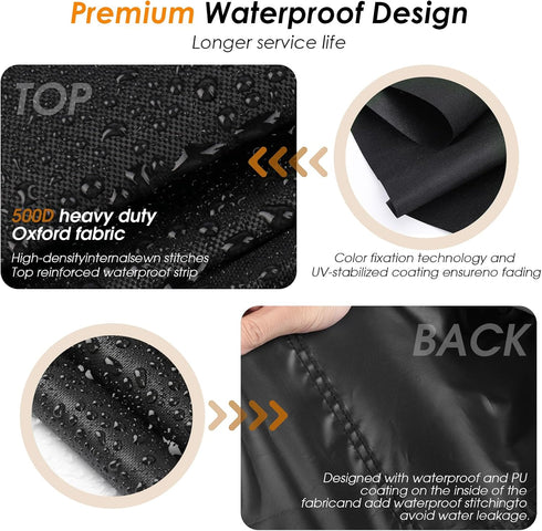 Hengme 4 30" 30" 44" Dustproof Cover for Jeep Wagon Stroller, Waterproof Quad Stroller Wagon Covers for Jeep Wrangler