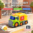 7.5" 2-4, Set 18M+, 2, 3, 4 P&C Toddlers Garbage Truck Toys for Ages City Vehicle Trash Truck Car with Sounds