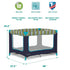 Dream On Me Zodiak Baby Playard, Breathable Mesh Sides, Soft Comfortable Mattress, Quick & Easy to Fold with Travel
