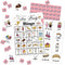 Tea Party Bingo Game, 24 Players Cards for Women Men Birthday Favors, Family Holiday Party Supplies Garden Decoration