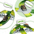 Dinosaur Toys, 252 PCS Create A Dinosaur World Road Race Tracks, Flexible Track Playset, 2pcs Dinosaur Car for 3 4 5 6