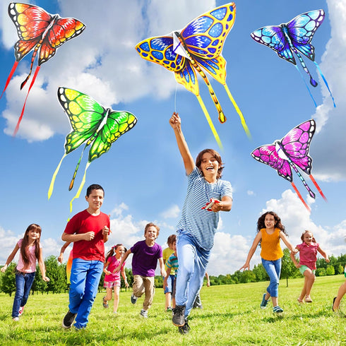 Easy to Fly Kite for Kids & Adults, Large Butterfly Kites with String for Outdoor Toys and Birthday Gifts