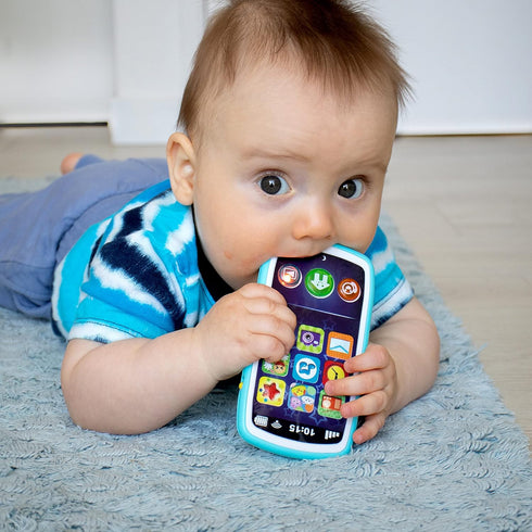 Baby Phone Toy with Record & Playback, Musical Interactive Learning Cell Phone for Kids 6+ Months